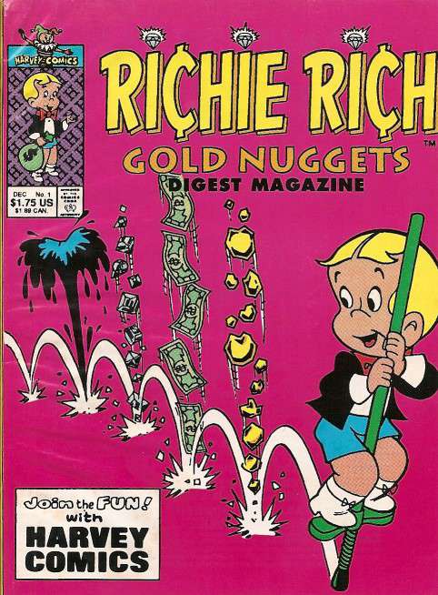 Richie Rich Gold Nuggets Digest Magazine