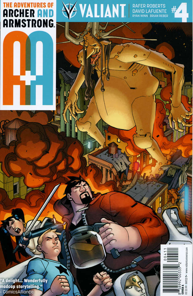 A&A: The Adventures of Archer & Armstrong #4 Variation A