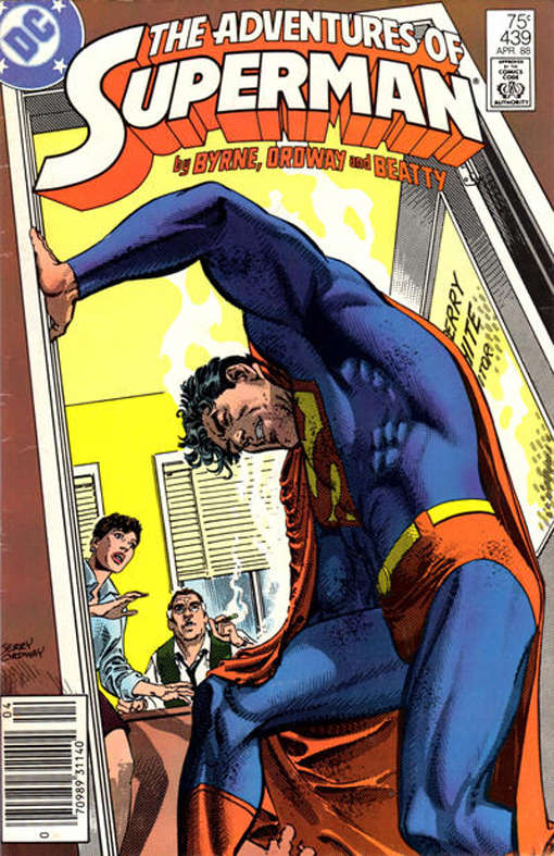 Adventures of Superman #439 Newsstand Edition