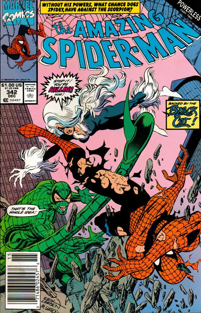 The Amazing Spider-Man #342 Newsstand Edition