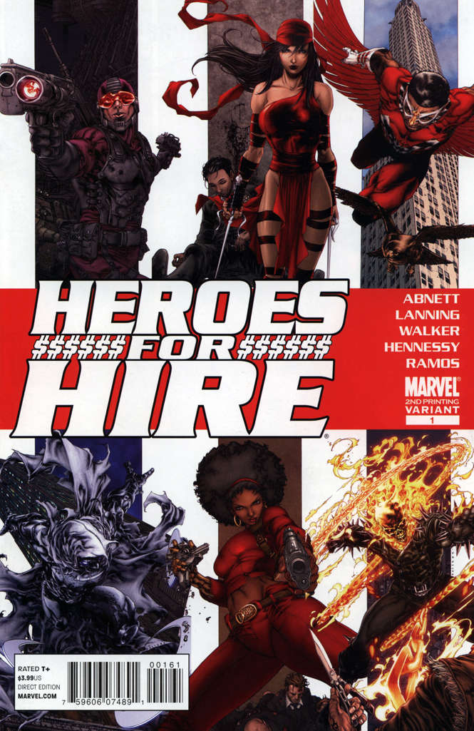 Heroes for Hire (3rd Series) #1 Variation A - 2nd printing