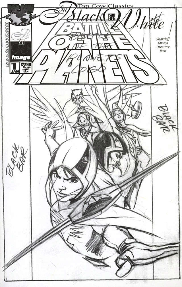 Top Cow Classics in Black and White: Battle of the Planets