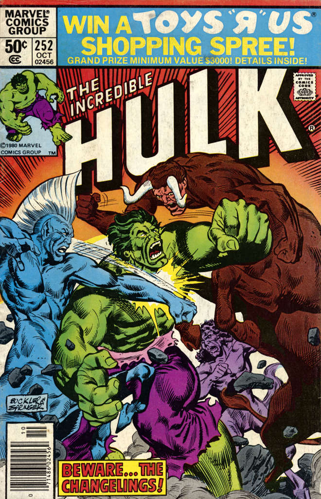The Incredible Hulk #252 Newsstand Edition