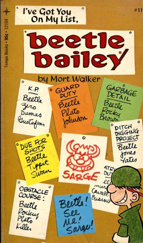 I’ve Got You on My List, Beetle Bailey