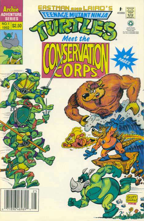 Teenage Mutant Ninja Turtles Meet the Conservation Corps