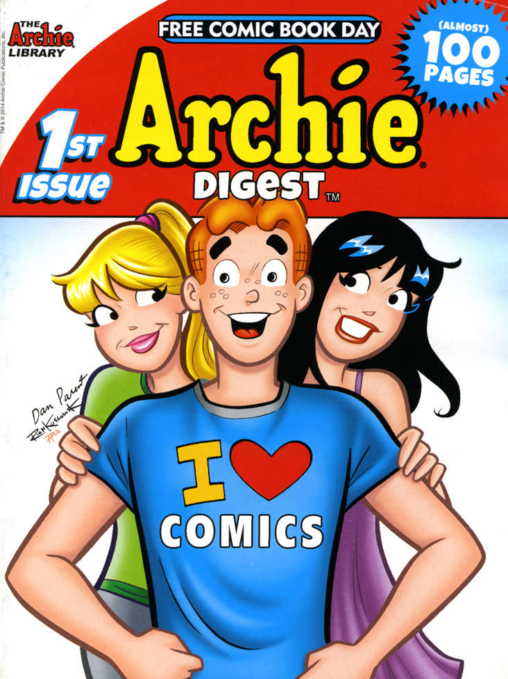 Archie Digest Magazine Free Comic Book Day #2014