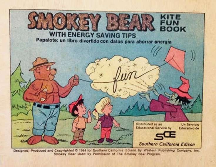 Smokey Bear Kite Fun Book