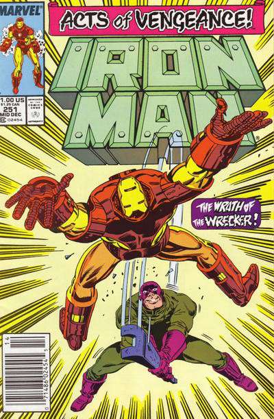 Iron Man (1st Series) #251 Newsstand Edition