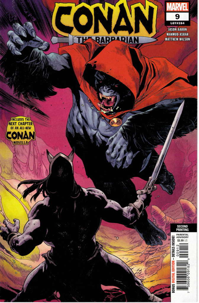 Conan the Barbarian (4th Series) #9  - 2nd printing