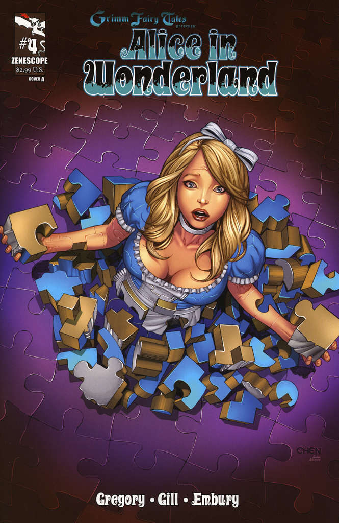 Grimm Fairy Tales presents Alice in Wonderland #4 Variation A