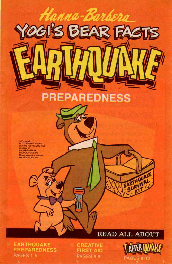 Yogi’s Bear Facts Earthquake Preparedness