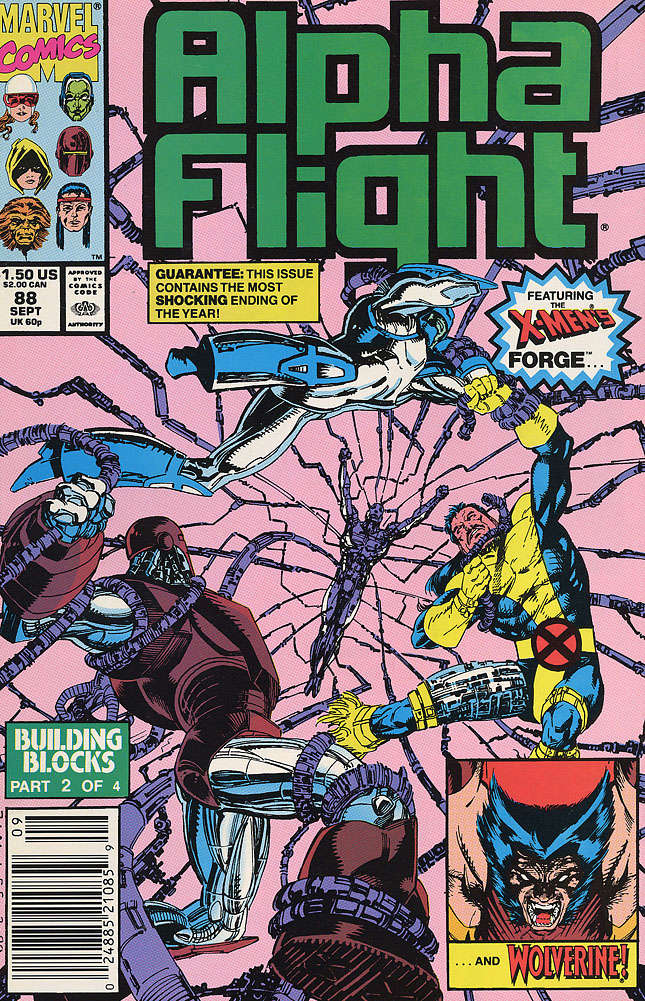 Alpha Flight (1st Series) #88 Newsstand Edition