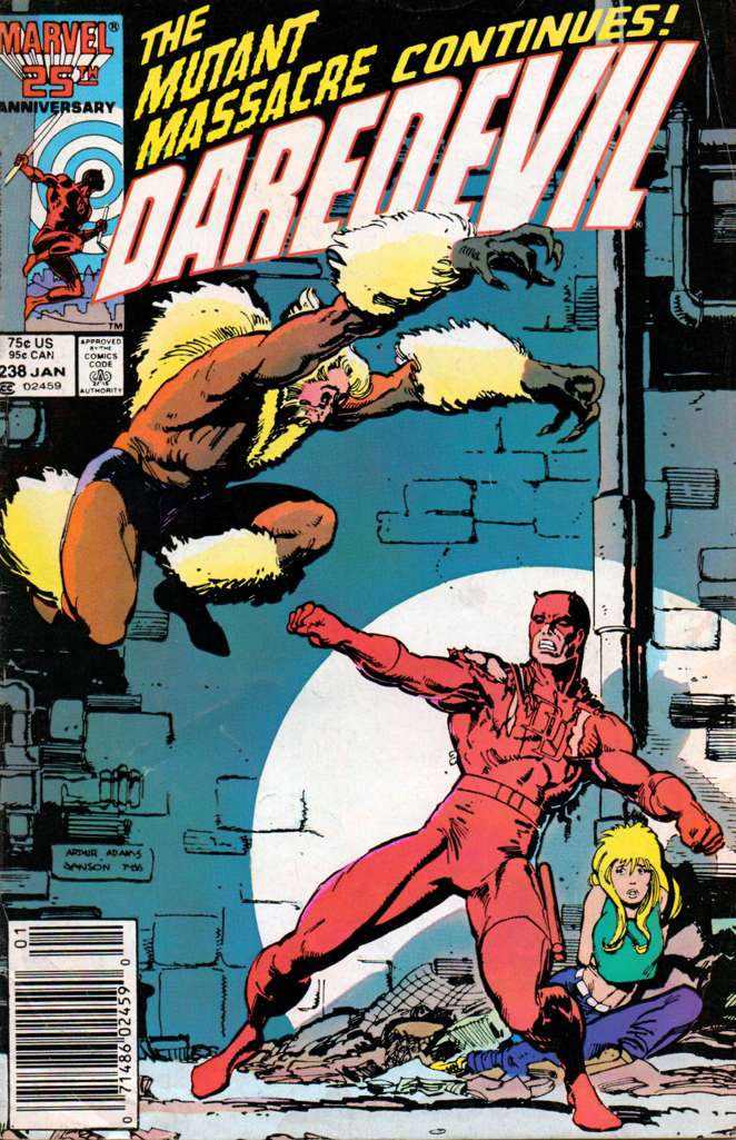 Daredevil #238 Newsstand Edition