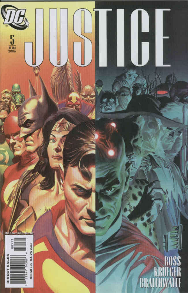 Justice (DC) #5  - 3rd printing