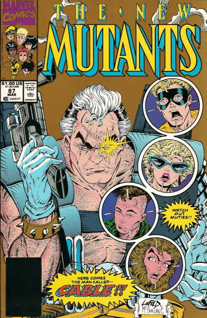 The New Mutants #87  - 2nd printing