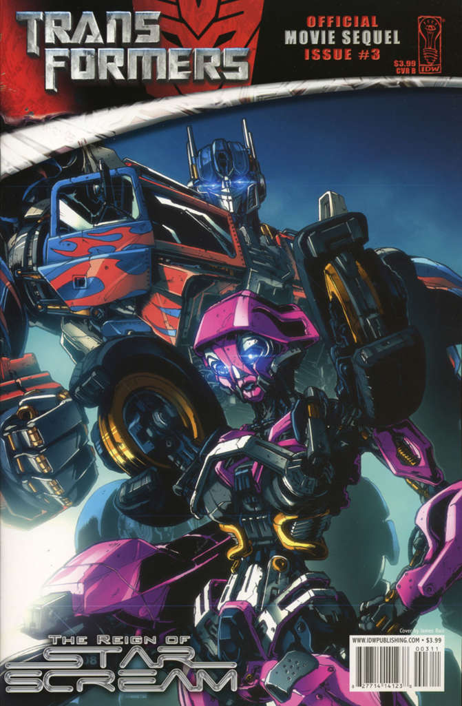 Transformers: The Reign of Starscream #3 Variation B