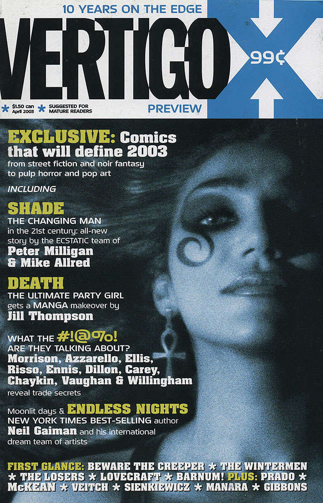 Vertigo X Anniversary Preview
