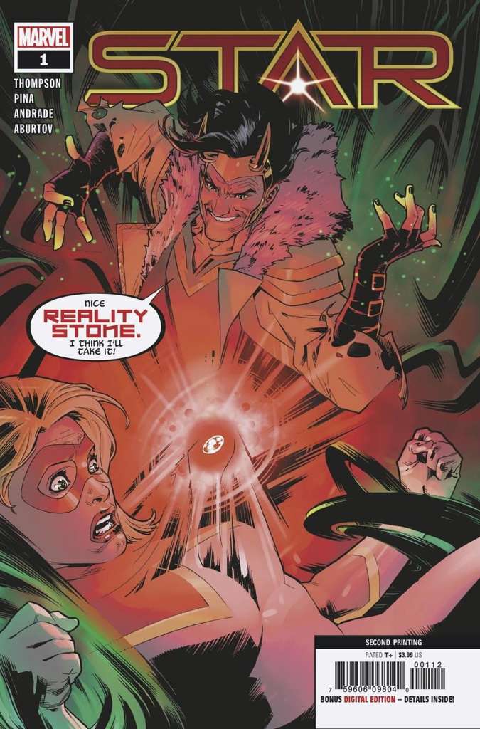 Star (Marvel) #1  - 2nd printing