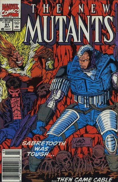 The New Mutants #91 Newsstand Edition