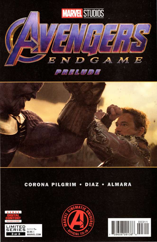 Marvel’s Avengers: Endgame Prelude #3