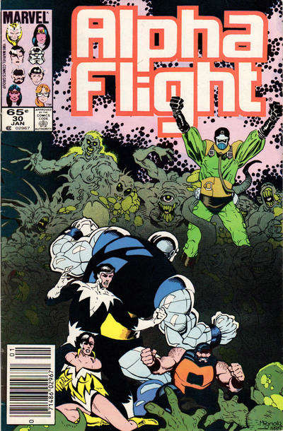 Alpha Flight (1st Series) #30 Newsstand Edition