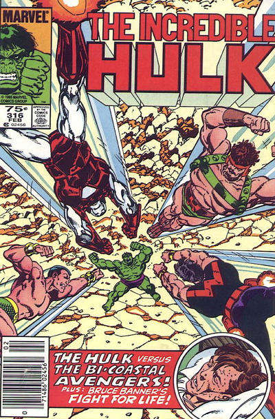 The Incredible Hulk #316 Newsstand Edition