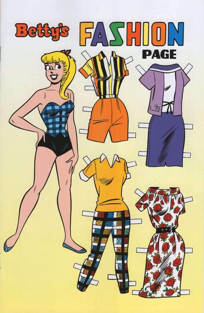 Archie Comics 85th Anniversary Presents: Betty & Veronica Fashion Pages #1 Variation B