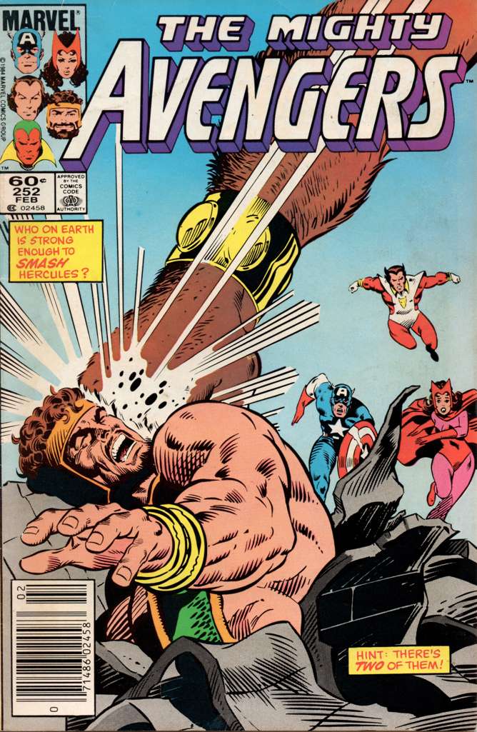 The Avengers #252 Newsstand Edition
