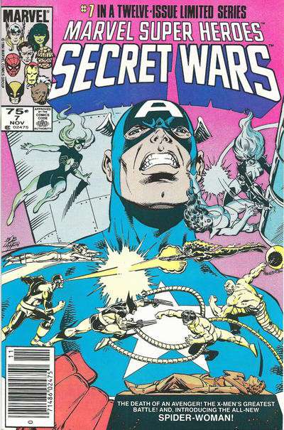 Marvel Super Heroes Secret Wars #7 Newsstand Edition