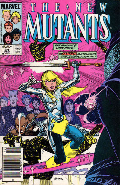 The New Mutants #34 Newsstand Edition