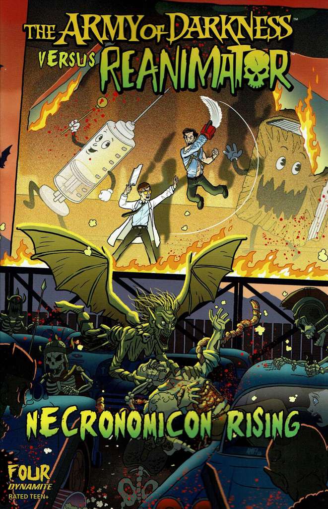 The Army of Darkness Vs. Reanimator: Necronomicon Rising #4 Variation A
