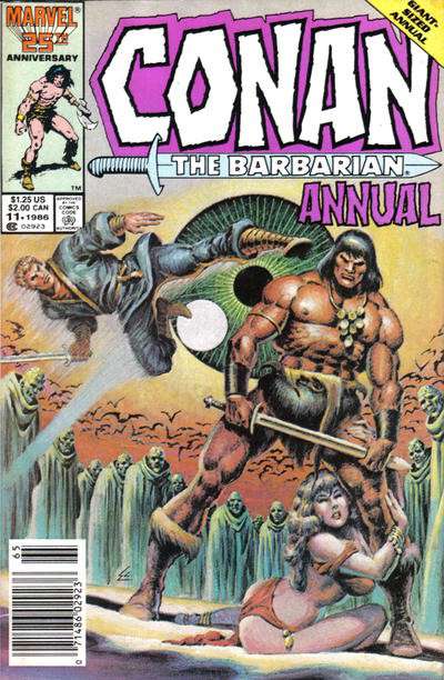 Conan the Barbarian Annual #11 Newsstand Edition