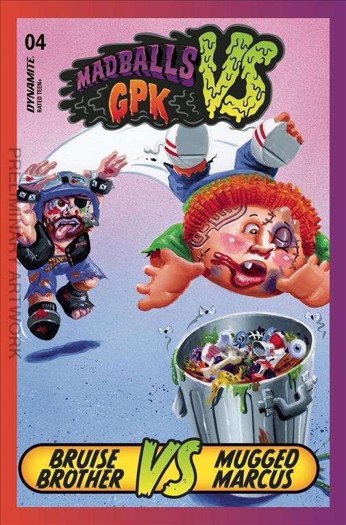 Madballs vs Garbage Pail Kids #4 Variation C
