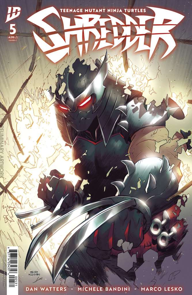 Teenage Mutant Ninja Turtles: Shredder #5 Variation C