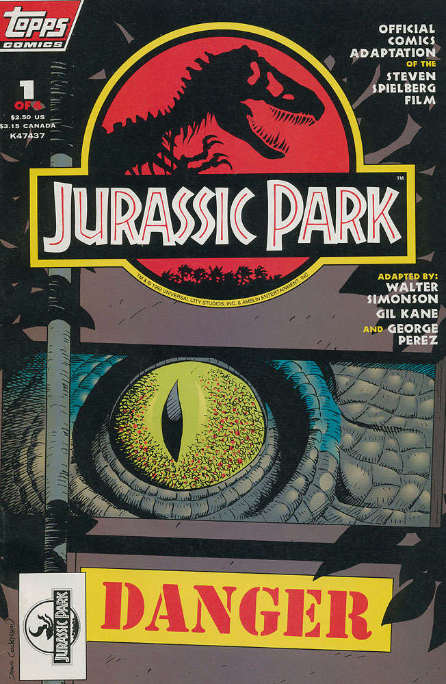 Jurassic Park #1 Direct Market Edition