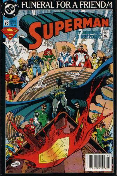 Superman (2nd Series) #76 Newsstand Edition