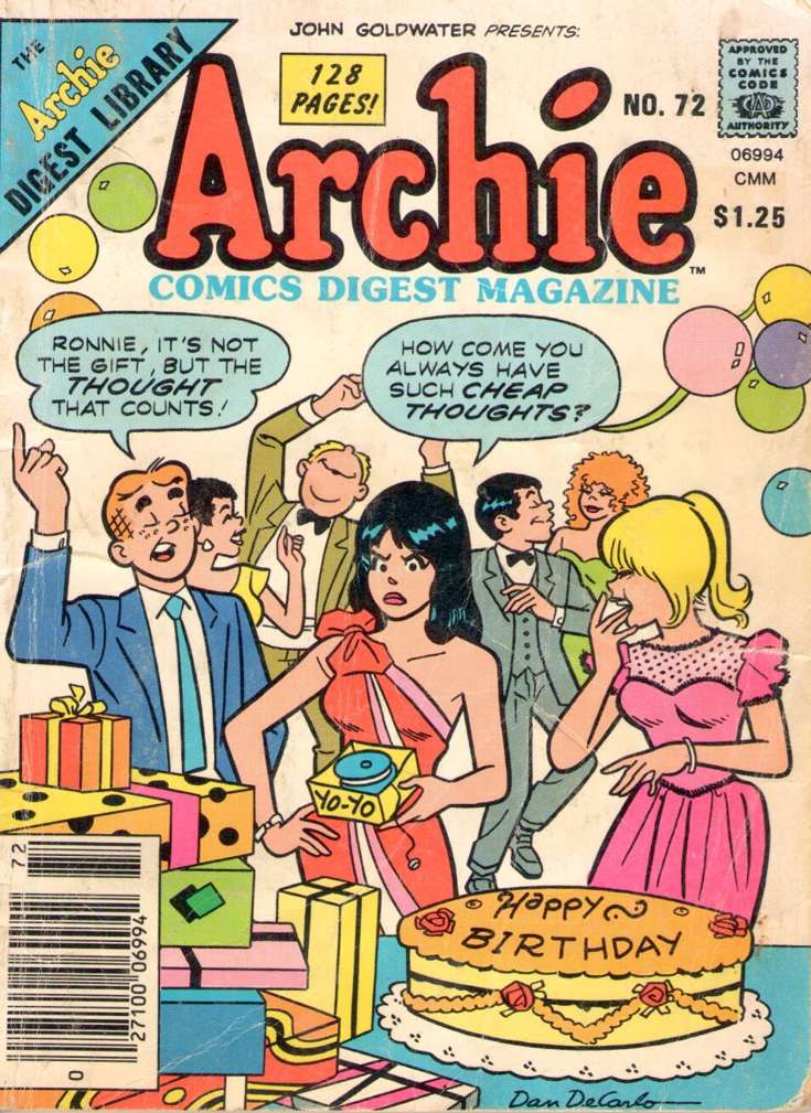 Archie Digest Magazine #72