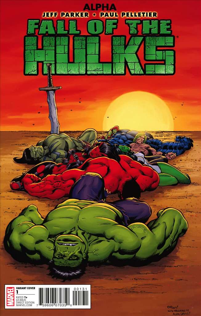 Fall of the Hulks: Alpha #1 Variation B