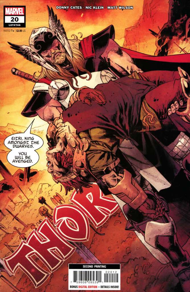 Thor (6th Series) #20  - 2nd printing