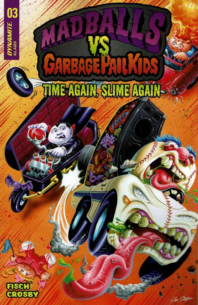 Madballs Vs. Garbage Pail Kids: Time Again, Slime Again #3 Variation A