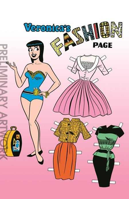 Archie Comics 85th Anniversary Presents: Betty & Veronica Fashion Pages #1 Variation C