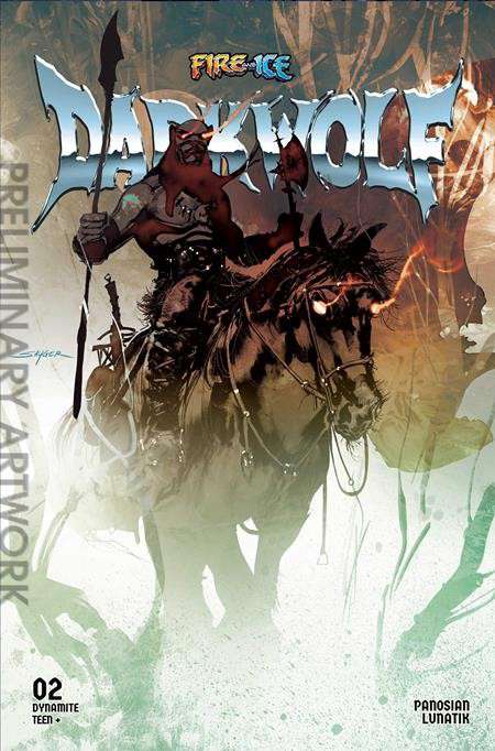 Fire and Ice: Darkwolf #2 Variation D