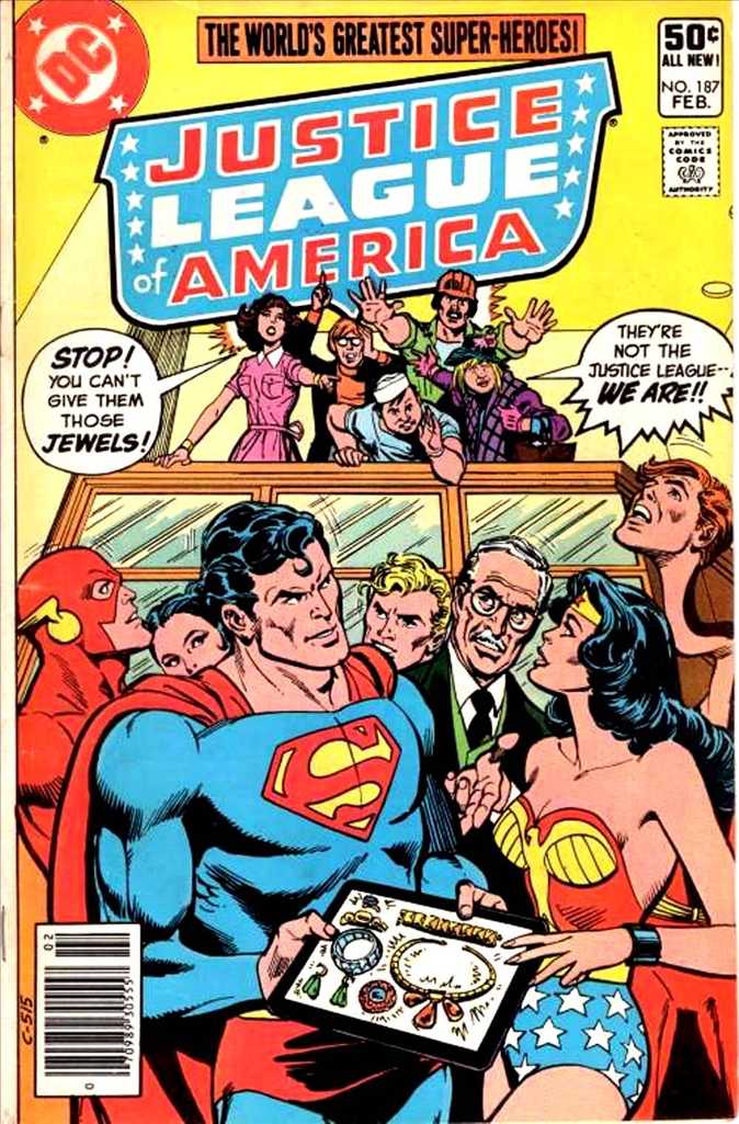 Justice League of America #187 Newsstand Edition