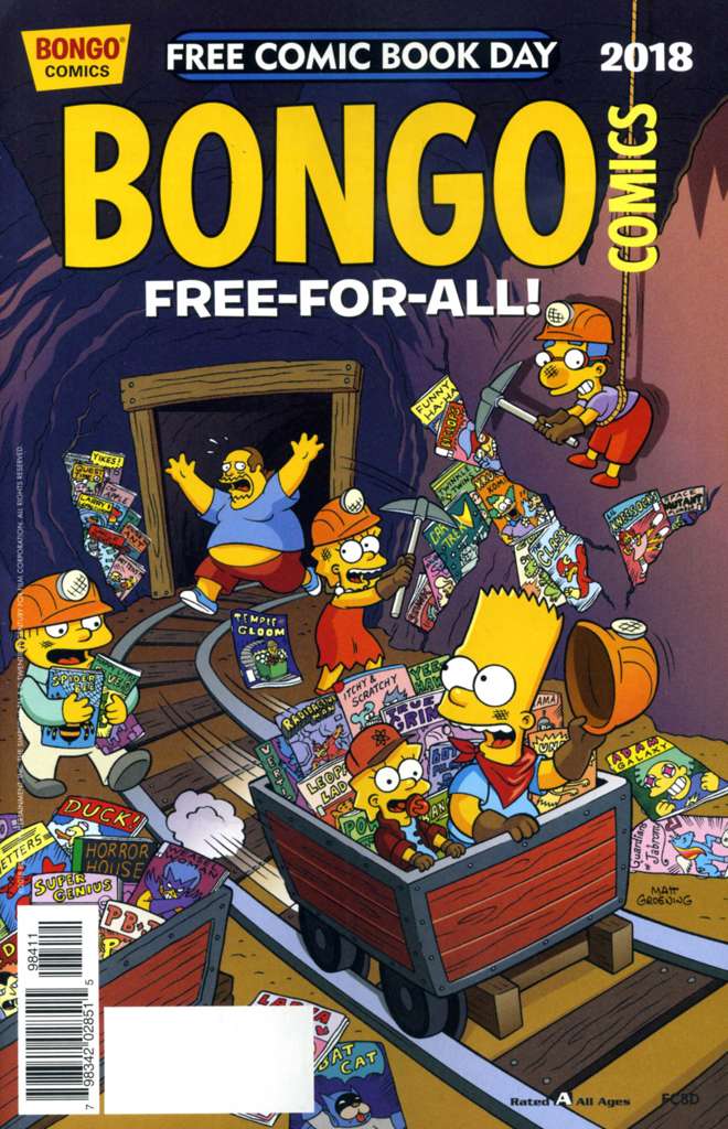 Bongo Comics Free-For-All! Free Comic Book Day #2018