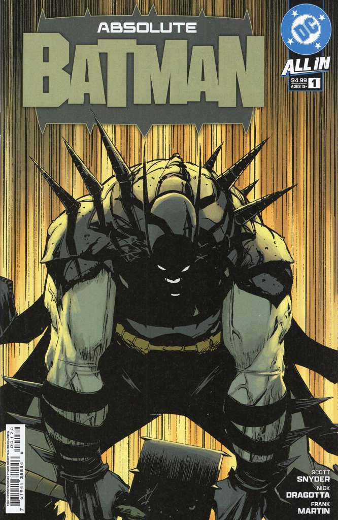 Absolute Batman #1 Variation A - 4th printing