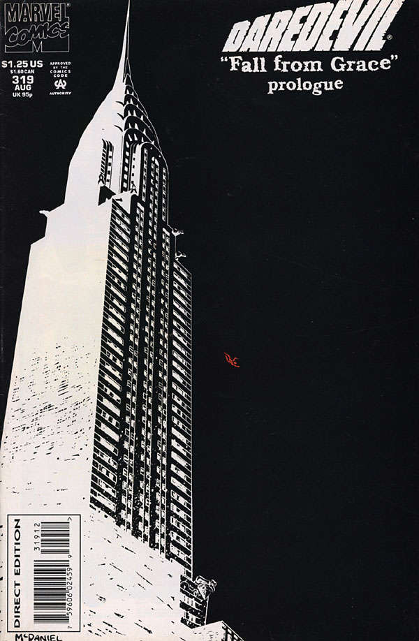 Daredevil #319  - 2nd printing