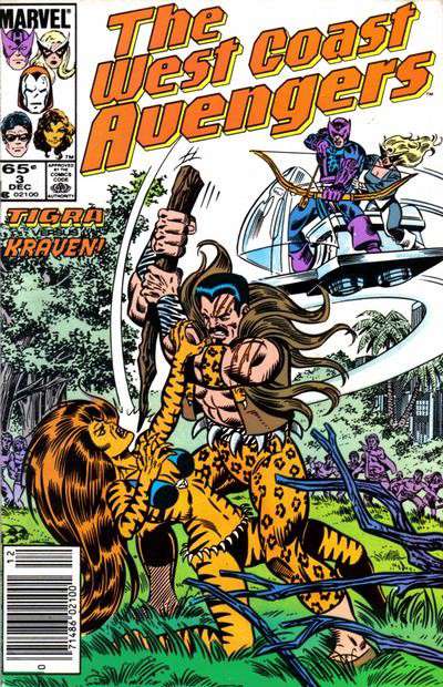 West Coast Avengers #3 Newsstand Edition