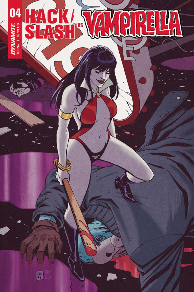 Hack/Slash vs. Vampirella #4 Variation B