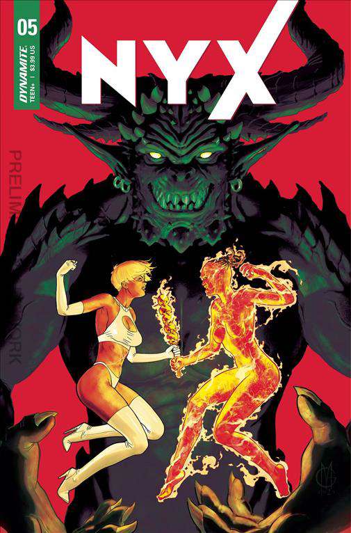 Nyx (Dynamite) #5 Variation D
