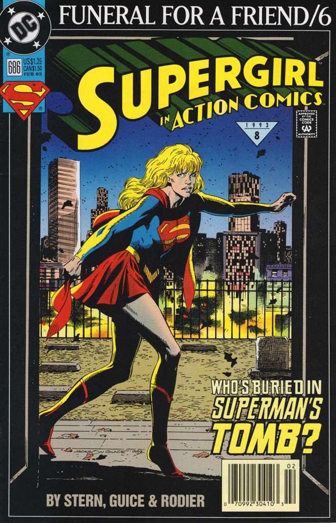 Action Comics #686 Newsstand Edition